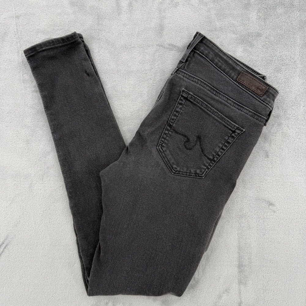AG The Absolute Legging Extreme Skinny Jeans Womens 27 Gray Denim Pants C0332